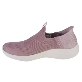 Scarpe sportive Skechers Hands Free Slipins Ultra Flex 3.0 Smooth Step 149709-MVE rosa 1