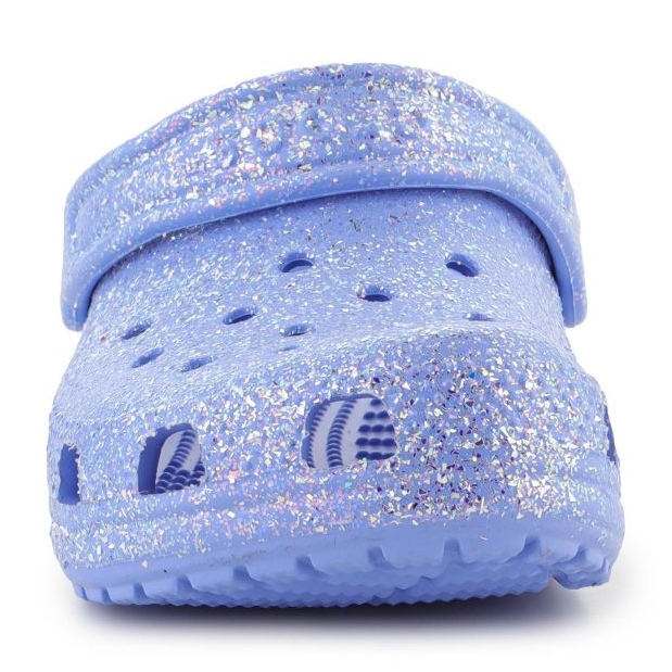 Zoccoli Crocs Classic Glitter Clog K Jr 206993-5Q6 blu 1
