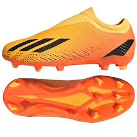 Scarpe da calcio Adidas X Speedportal.3 Ll Fg Jr GZ5060 arancia arance e rossi 1