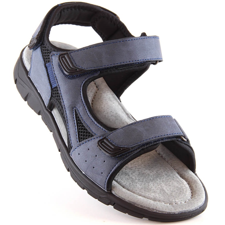 Sandali con velcro da uomo di colore blu navy American Club 1