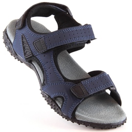 Sandali sportivi con velcro blu navy American Club 1