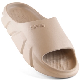 Pantofole da donna beige sulla piattaforma Big Star LL274593 1