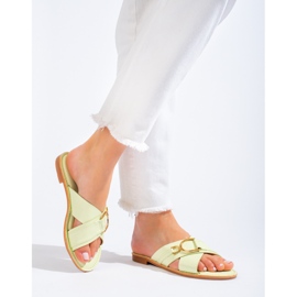 Pantofole Shelovet verdi da donna verde 1