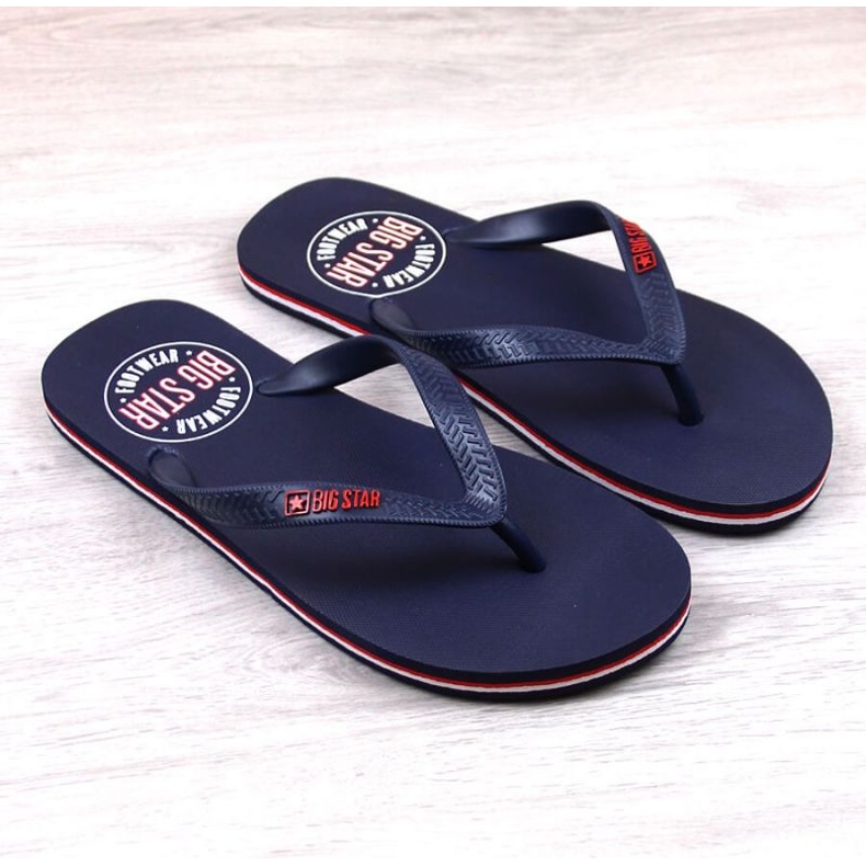 Big Star M JJ174537 infradito blu navy 1