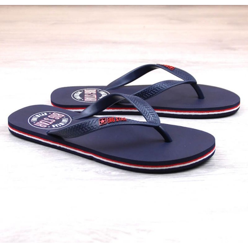 Big Star M JJ174537 infradito blu navy 2