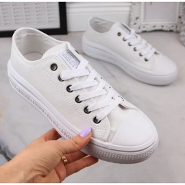Sneakers sulla piattaforma Big Star W INT1874B bianco 1