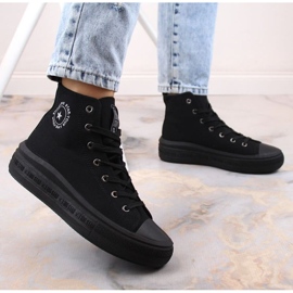 Sneakers alla caviglia con plateau Big Star W INT1875A nere nero 2