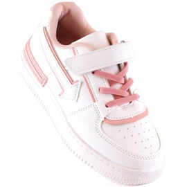 Scarpe sportive con velcro Vinceza Jr JAN228 bianche bianca 1