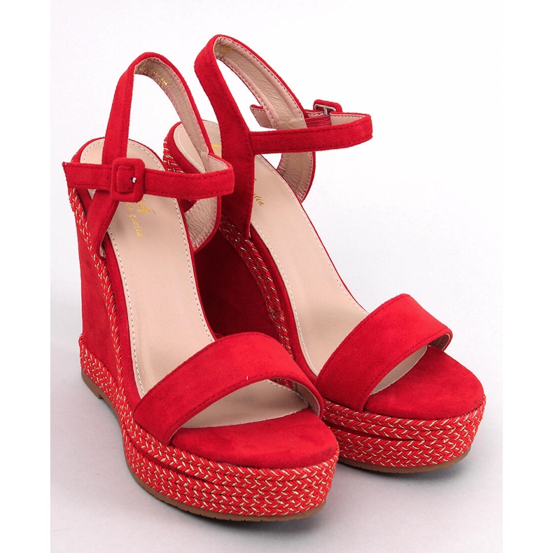 BM Sandali con zeppa Wexler DK.RED rosso 1