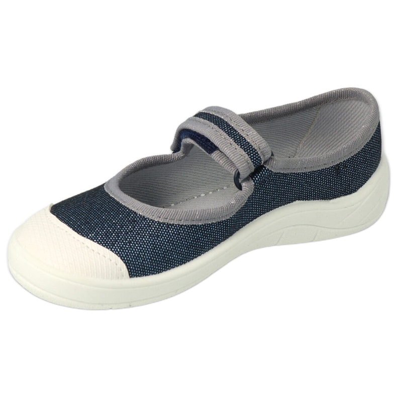 Pantofole per bambini Befado 208X048 blu navy 1