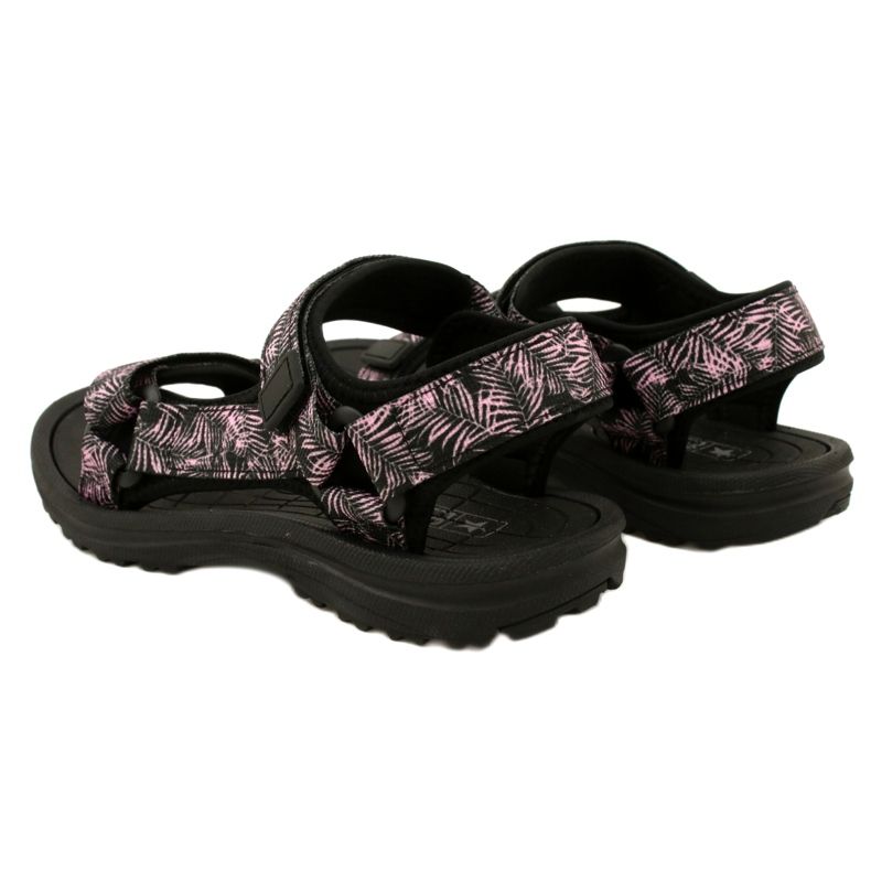 News Sandali sportivi da donna neri con velcro Novità 23SD11-5630 nero 5