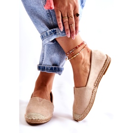 PG1 Espadrillas da donna in camoscio beige Corry 2