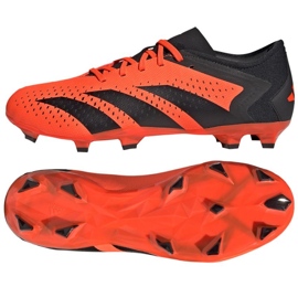 Scarpe da calcio Adidas Predator Accuracy.3 L Fg M GW4601 rosso arance e rossi 1