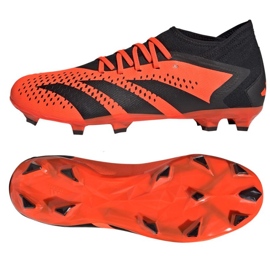 Scarpe da calcio Adidas Predator Accuracy.3 Fg M GW4591 arance e rosse rosso 1