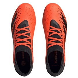 Scarpe da calcio Adidas Predator Accuracy.3 Fg M GW4591 arance e rosse rosso 6