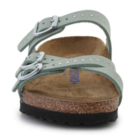 Pantofole Birkenstock Franca Injected Rivetti Matcha W 1024267 verde 1