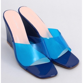 Cursori con zeppa trasparenti Rocks Blue 1