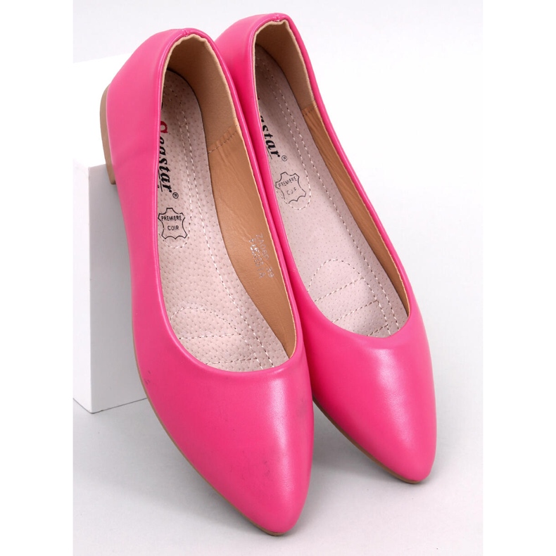 BM Ballerine con soletta in pelle colore fucsia Trento rosa 1