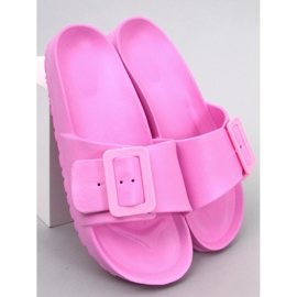 Ciabatte in gomma con fibbia Romero Pink rosa 1