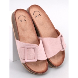 Sandali Darke Rosa con fibbia 1