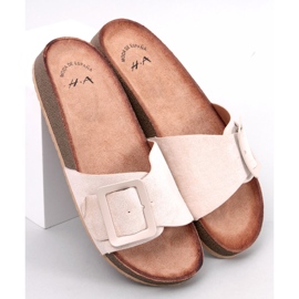 Sandali Darke Beis con fibbia beige 1