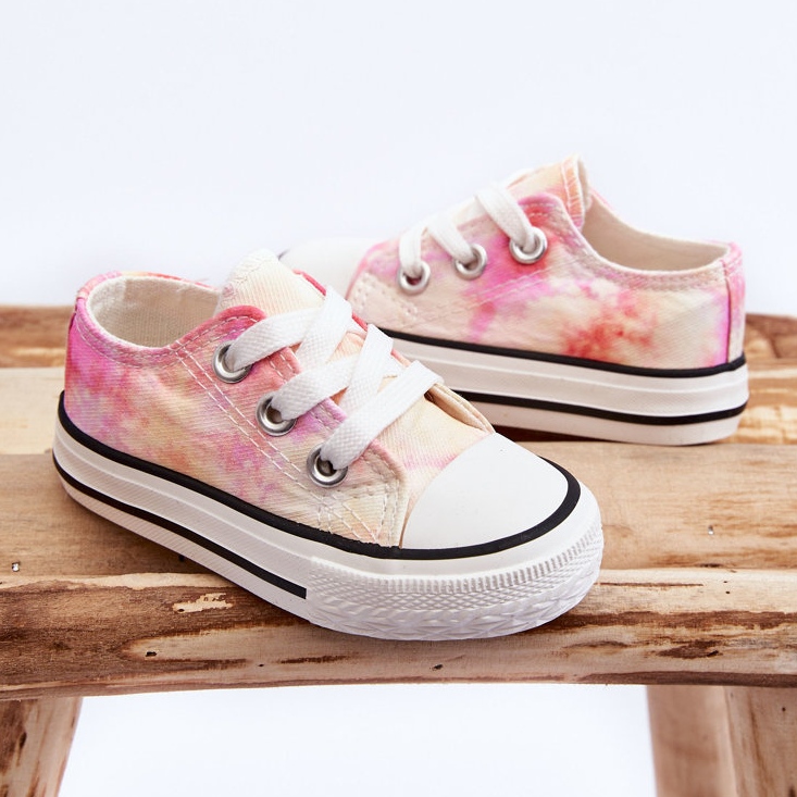 Sneakers Classiche Per Bambini Con Effetto Tie-Dye Simba bianco 2