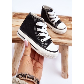 Sneakers alte da bambino Filemon nere nero 1