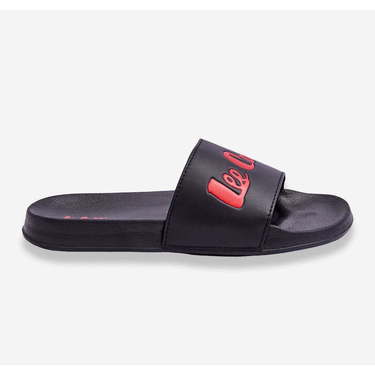 Pantofole leggere Lee Cooper LCW-23-42-1730 nere-rosse da uomo nero 1