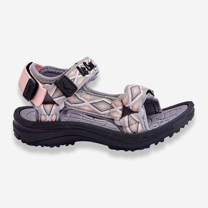 Sandali per bambini Lee Cooper LCW-23-34-1681 grigio-rosa 1