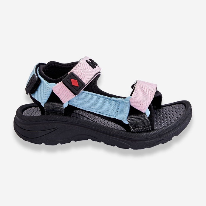 Sandali per bambini Lee Cooper LCW-23-34-1687 blu-rosa 1