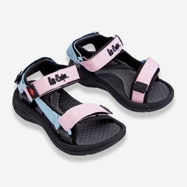 Sandali per bambini Lee Cooper LCW-23-34-1687 blu-rosa 2