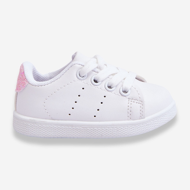 FR1 Scarpe Sportive da Bambino Bianche e Rosa Lucide bianca 1