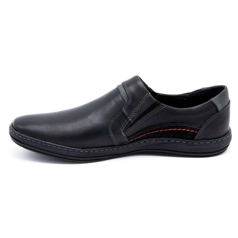 Olivier Mocassini uomo in pelle 520 nero 1