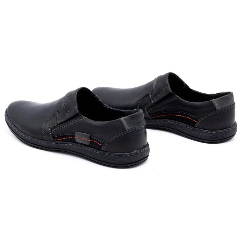 Olivier Mocassini uomo in pelle 520 nero 4