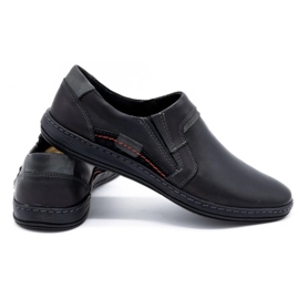 Olivier Mocassini uomo in pelle 520 nero 2