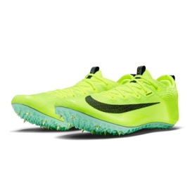 Scarpe da corsa chiodate Nike Zoom Rival Sprint DC8753-700, gialle giallo 5
