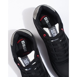 Scarpe sportive da uomo nere Big Star LL174158 Memory foam nero 1