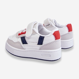 Scarpe sportive per bambini classiche Marlin bianco e rosso 2
