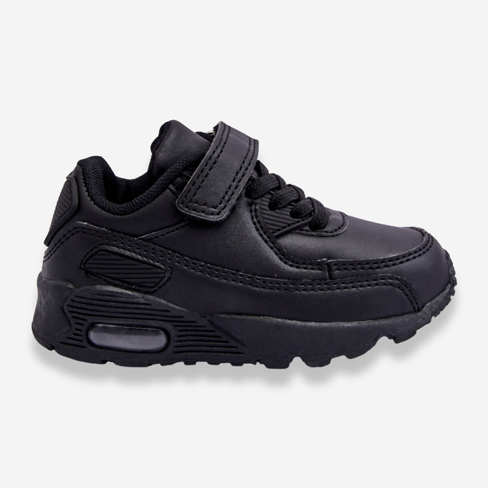 FR1 Sneakers con plateau in pelle per bambini Lori nere nero 1