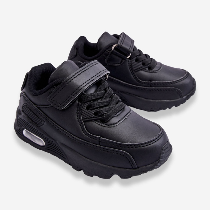FR1 Sneakers con plateau in pelle per bambini Lori nere nero 2
