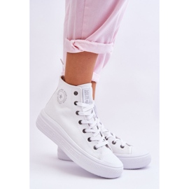 Sneakers alte da donna Big Star LL274A183 Bianche bianca 1