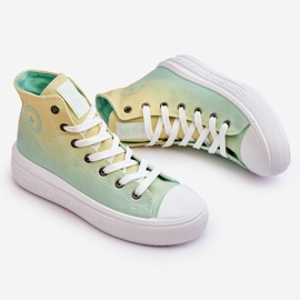 Sneakers High Platform Big Star LL274A190 Giallo-Verde 1