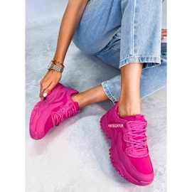 Sneakers Fucsia Bains da donna rosa 2