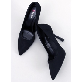 Seastar Scarpe col tacco da donna in camoscio nero Camerin 1
