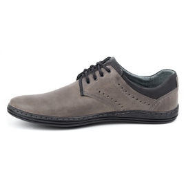 Polbut Scarpe da uomo casual grigie 402 grigio 1