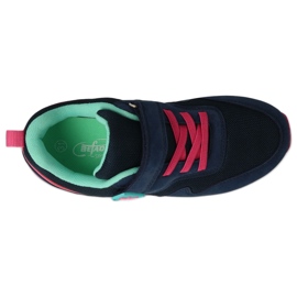 Befado sportivo per bambini Velcro 516X215 blu navy e rosa 1