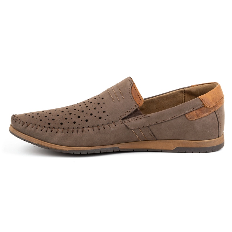 KOMODO Scarpe uomo mocassini 876 summer brown marrone 1