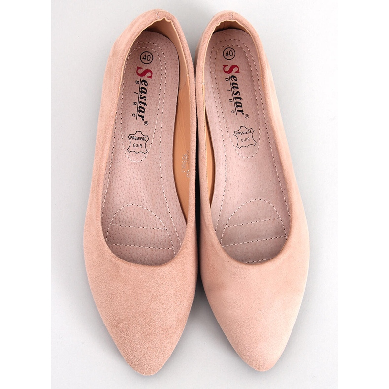 Seastar Ballerine con soletta in pelle Keys Khaki beige 2
