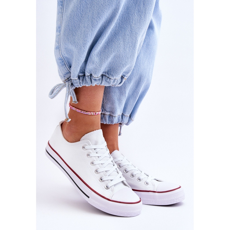 FR1 Sneakers Classiche Basse da Donna Bianche Vegas bianco 2