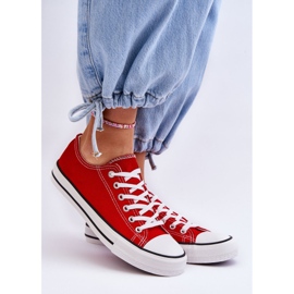 FR1 Sneakers Classiche Basse da Donna Rosse Vegas rosso 1